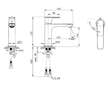 Ideal Standard Connect Air - Umyvadlová baterie Grande Slim, BlueStart, chrom A7016AA