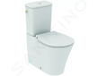 Ideal Standard Connect Air - WC kombi mísa, spodní/zadní odpad, AquaBlade, Ideal Plus, bílá E0137MA