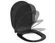 Ideal Standard Connect Air - WC sedátko wrapover, Soft-Close, černá E0368V3
