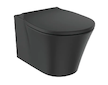 Ideal Standard Connect Air - Závěsné WC, AquaBlade, černá E0054V3