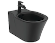 Ideal Standard Connect Air - Závěsný bidet, 1 otvor pro baterii, černá E0266V3
