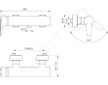 Ideal Standard Connect Blue - Sprchová baterie, chrom B9924AA