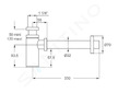 Ideal Standard Connect - Designový sifon k umyvadlu, chrom J3747AA