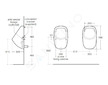 Ideal Standard Connect - Pisoár, skrytý přívod, bílá E621501