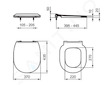 Ideal Standard Connect Space - WC sedátko, Softclose, bílá E772401