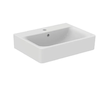Ideal Standard Connect - Umyvadlo Cube, 60x46x18 cm, s přepadem, otvor pro baterii, bílá E714101