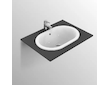 Ideal Standard Connect - Umyvadlo zápustné 62x18x41 cm, s přepadem, bílá E504901