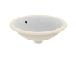 Ideal Standard Connect - Umyvadlo zápustné, průměr 48 cm, bez otvoru pro baterii, bílá E505401