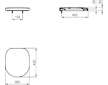 Ideal Standard Connect - WC sedátko, Soft close, bílá E712701