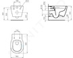 Ideal Standard Connect - Závěsné WC, Rimless, s Ideal Plus, bílá E8174MA