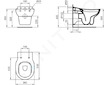 Ideal Standard Contour 21 - Dětské závěsné WC, Rimless, bílá S312801