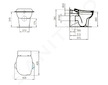 Ideal Standard Contour 21 - Stojící dětské WC, zadní odpad, Rimless, bílá S312301