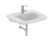 Ideal Standard Contour 21+ - Umyvadlo bezbariérové 65x56 cm, bez přepadu, otvor pro baterii, SmartGuard+, bílá E3621HY