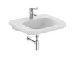 Ideal Standard Contour 21+ - Umyvadlo bezbariérové 65x56 cm, bez přepadu, otvor pro baterii, SmartGuard+, bílá E3621HY