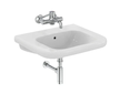 Ideal Standard Contour 21+ - Umyvadlo bezbariérové 65x56 cm, s přepadem, bez otvoru pro baterii, SmartGuard+, bílá E3623HY