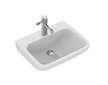 Ideal Standard Contour 21+ - Umývátko 50x40 cm, bez přepadu, otvor pro baterii, SmartGuard+, bílá E1603HY