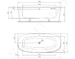Ideal Standard Dea - Volně stojící vana 180x80 cm, bílá T994101