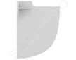 Ideal Standard Eurovit - Polosloup pro umyvadlo, bílá W333001