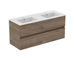 Ideal Standard Eurovit+ - Skříňka s dvojumyvadlem, 55x120x44 cm, 2 zásuvky, ořech R0576Y9