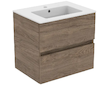 Ideal Standard Eurovit - Skříňka s umyvadlem, 55x60x44 cm, 2 zásuvky, ořech R0572Y9