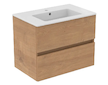 Ideal Standard Eurovit+ - Skříňka s umyvadlem, 55x70x44 cm, 2 zásuvky, přírodní dub R0573Y8