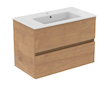 Ideal Standard Eurovit+ - Skříňka s umyvadlem, 55x80x44 cm, 2 zásuvky, přírodní dub R0574Y8