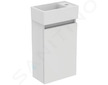 Ideal Standard Eurovit+ - Skříňka s umývátkem, 55x35x20 cm, 1 dvířka, lesklá bílá R0569WG