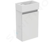 Ideal Standard Eurovit+ - Skříňka s umývátkem, 55x35x20 cm, 1 dvířka, lesklá bílá R0570WG