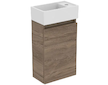 Ideal Standard Eurovit+ - Skříňka s umývátkem, 55x35x20 cm, 1 dvířka, ořech R0569Y9