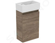Ideal Standard Eurovit+ - Skříňka s umývátkem, 55x35x20 cm, 1 dvířka, ořech R0570Y9
