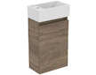 Ideal Standard Eurovit+ - Skříňka s umývátkem, 55x35x20 cm, 1 dvířka, ořech R0570Y9