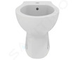 Ideal Standard Eurovit - Stojící bidet, 360x500 mm, s přepadem, otvor pro baterii, bílá E877401