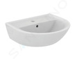 Ideal Standard Eurovit - Umyvadlo 50x44 cm, s přepadem, otvor pro baterii, bílá W332801