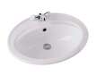 Ideal Standard Eurovit - Umyvadlo 56x46 cm, s přepadem, otvor pro baterii, bílá E874901