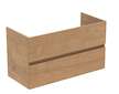 Ideal Standard Eurovit+ - Umyvadlová skříňka, 55x100x44 cm, 2 zásuvky, dub R0265Y8