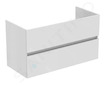 Ideal Standard Eurovit - Umyvadlová skříňka, 55x100x44 cm, 2 zásuvky, lesklá bílá R0265WG