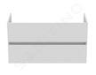 Ideal Standard Eurovit - Umyvadlová skříňka, 55x100x44 cm, 2 zásuvky, lesklá bílá R0265WG