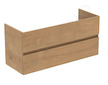 Ideal Standard Eurovit - Umyvadlová skříňka, 55x120x44 cm, 2 zásuvky, dub R0266Y8