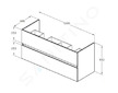 Ideal Standard Eurovit - Umyvadlová skříňka, 55x120x44 cm, 2 zásuvky, dub R0266Y8
