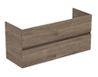Ideal Standard Eurovit+ - Umyvadlová skříňka, 55x120x44 cm, 2 zásuvky, ořech R0266Y9