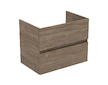 Ideal Standard Eurovit+ - Umyvadlová skříňka, 70x55x44 cm, 2 zásuvky, ořech R0261Y9