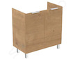 Ideal Standard Eurovit - Umyvadlová skříňka, 84x80x44 cm, 2 dvířka, panty L/P, dub R0262Y8