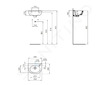 Ideal Standard Eurovit - Umývátko 35x26 cm, s přepadem, otvor pro baterii vpravo, bílá E871601
