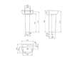 Ideal Standard Eurovit - Umývátko 45x35 cm, s přepadem, otvor pro baterii, bílá E872101