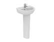 Ideal Standard Eurovit - Umývátko 45x35 cm, s přepadem, otvor pro baterii, bílá E872101