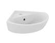 Ideal Standard Eurovit - Umývátko rohové 48x35 cm, s přepadem, otvor pro baterii, bílá E872701