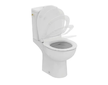 Ideal Standard Eurovit - WC kombi se sedátkem SoftClose, vario odpad, RimLS+, bílá W843301