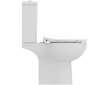Ideal Standard Eurovit - WC kombi se sedátkem SoftClose, vario odpad, spodní napouštění, RimLS+, bílá W007301