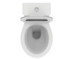 Ideal Standard Eurovit+ - WC kombi se sedátkem SoftClose, vario odpad, spodní napouštění, RimLS+, bílá W007501