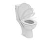 Ideal Standard Eurovit - WC kombi se sedátkem SoftClose, zadní odpad, bílá W328501